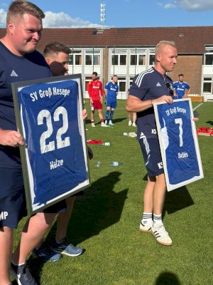 Verabschiedung von Matthias Janssen und Matthis Janknecht aus der Ersten Herren