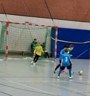 Schwankende Leistung der E-Jugend zum Abschluss der Hallensaison