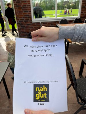 Gesunde Snacks am Spielfeldrand