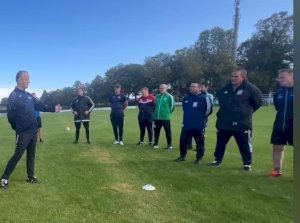 Trainer Michael Gebbeken erhält die C-Trainerlizenz