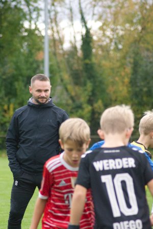 Marius Kleinsorge begeistert beim E-Jugend-Training