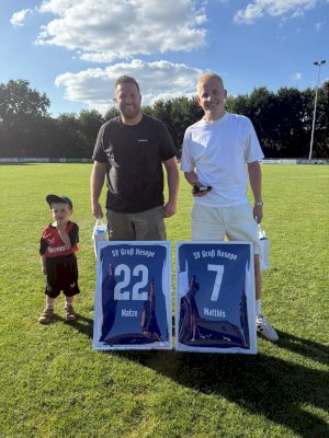 Verabschiedung von Matthias Janssen und Matthis Janknecht aus der Ersten Herren